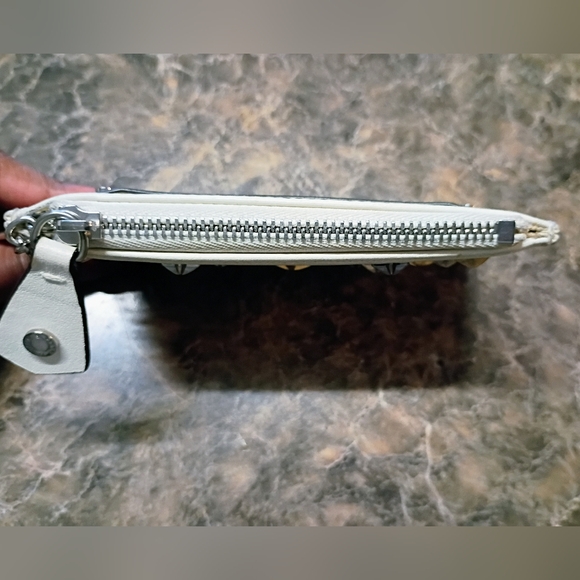 Jimmy Choo Nancy Star-Studded Coin Case & Key Holder🤍 - Picture 7 of 7